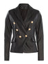 blazer rock en simili - noir - 8
