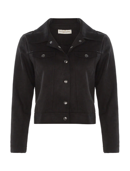 Veste légère en daim - noir - 7