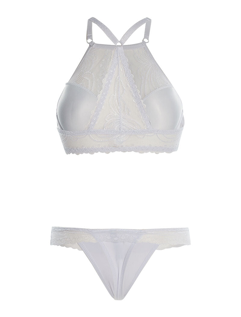 Ensemble SG dos nageur et string - blanc - 2