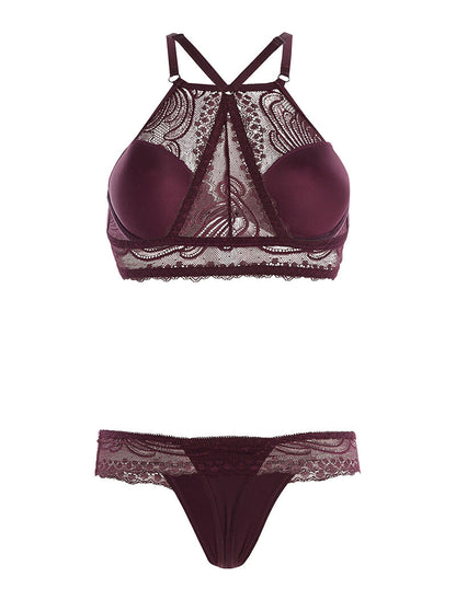 Ensemble SG dos nageur et string - violet - 2
