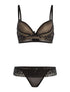 Ensemble SG et string à dentelle - noir - 1