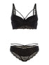 Ensemble SG et culotte lace à bord dentelle - noir - 3