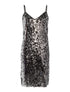 Robe à sequins plats - argent - 1