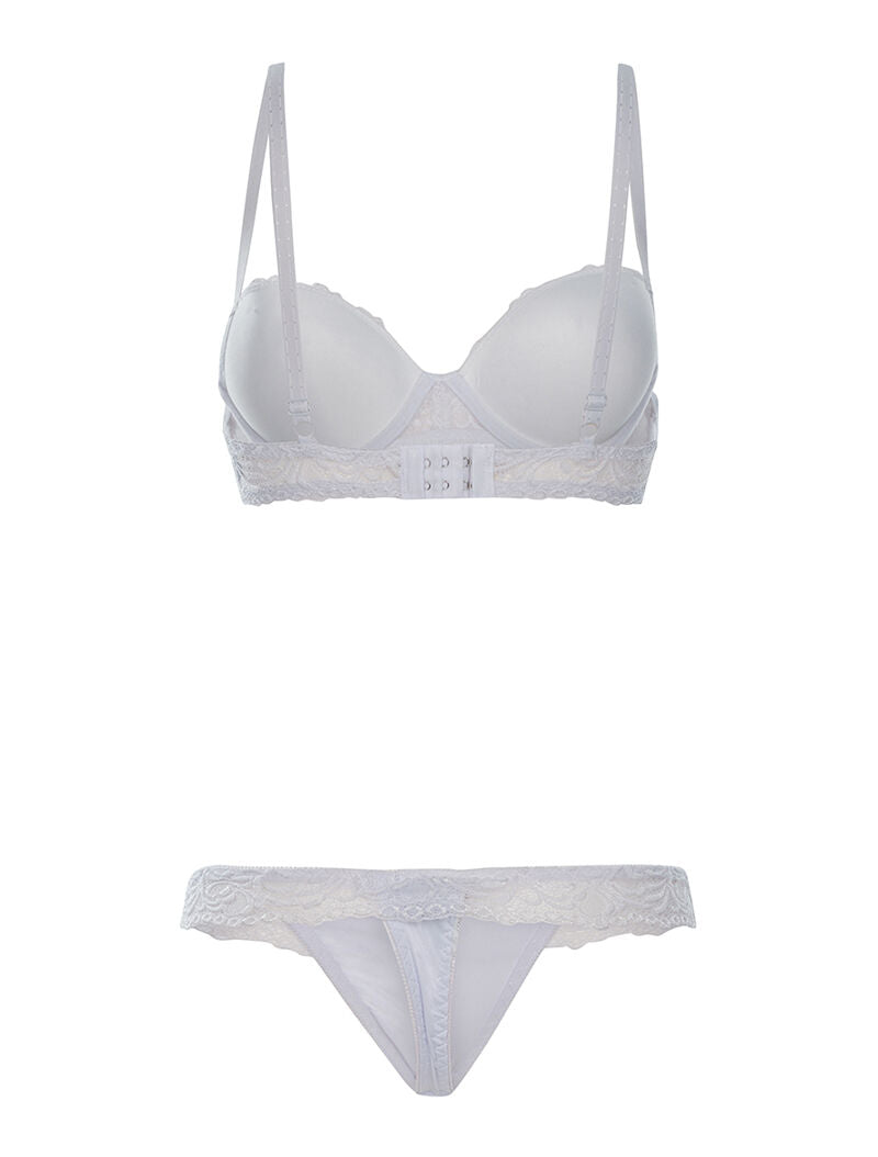 Ensemble SG et string à dentelle - blanc - 2