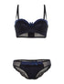 Ensemble SG à corbeille et culotte - noir/marine - 3
