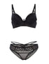 Ensemble SG et culotte fines lanières - noir - 1