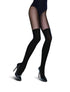Collants effet bas - noir - 1