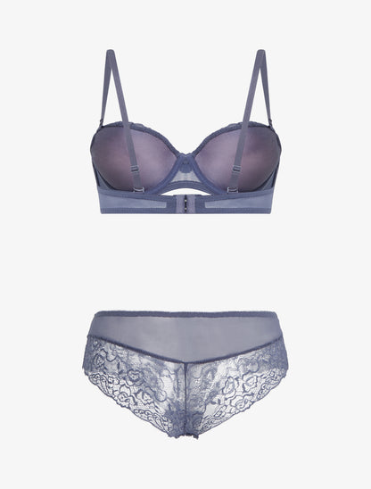 Ensemble SG corbeille et culotte - Violet - 2