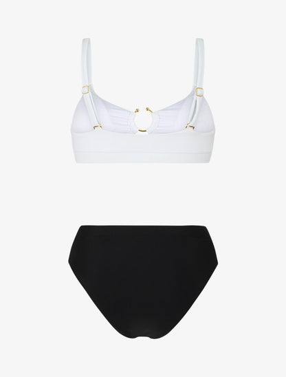 Bikini dépareillé à anneau - Noir - 2