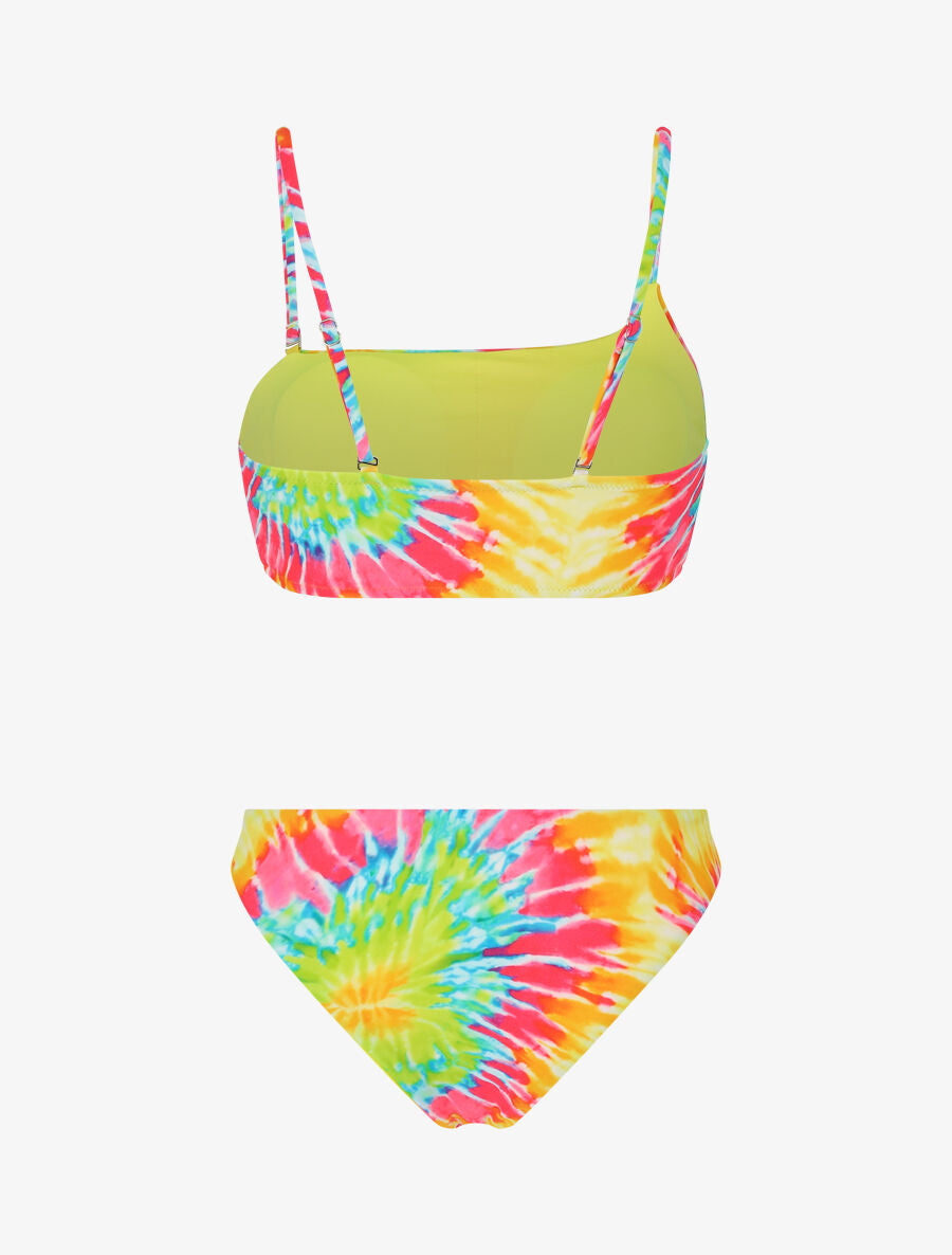 Maillot deux pièces tie and dye - Jaune - 2