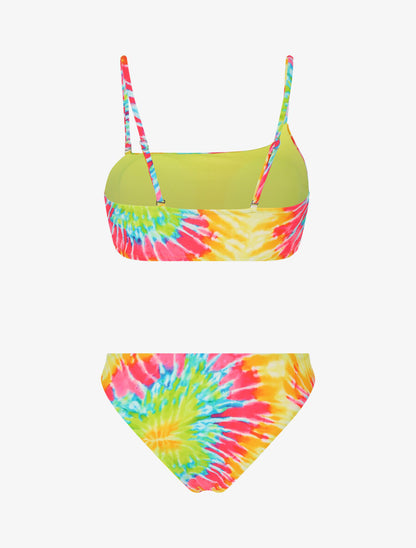 Maillot deux pièces tie and dye - Jaune - 2