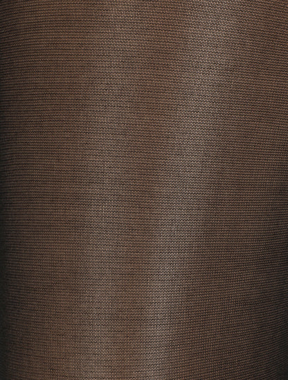 Collants effet bas couture à strass - Noir - 4