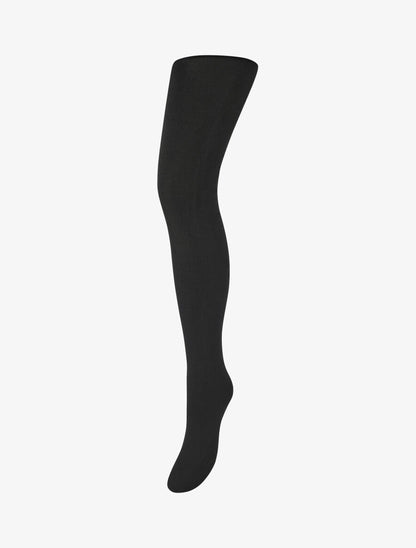 Collants opaques doublé polaire - Noir - 1