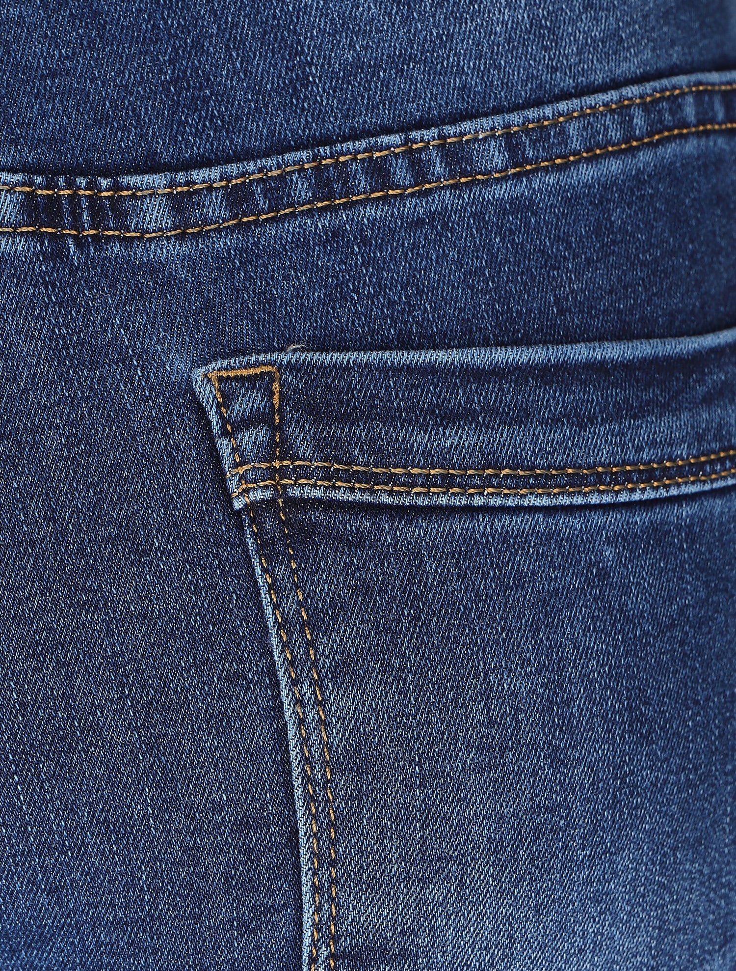 Jean basique légèrement délavé coupe skinny - Bleu - 3