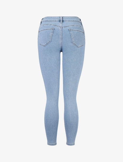 Jean push up coupe skinny - Bleu - 3