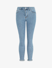Jean push up skinny taille haute - Bleu clair - 1