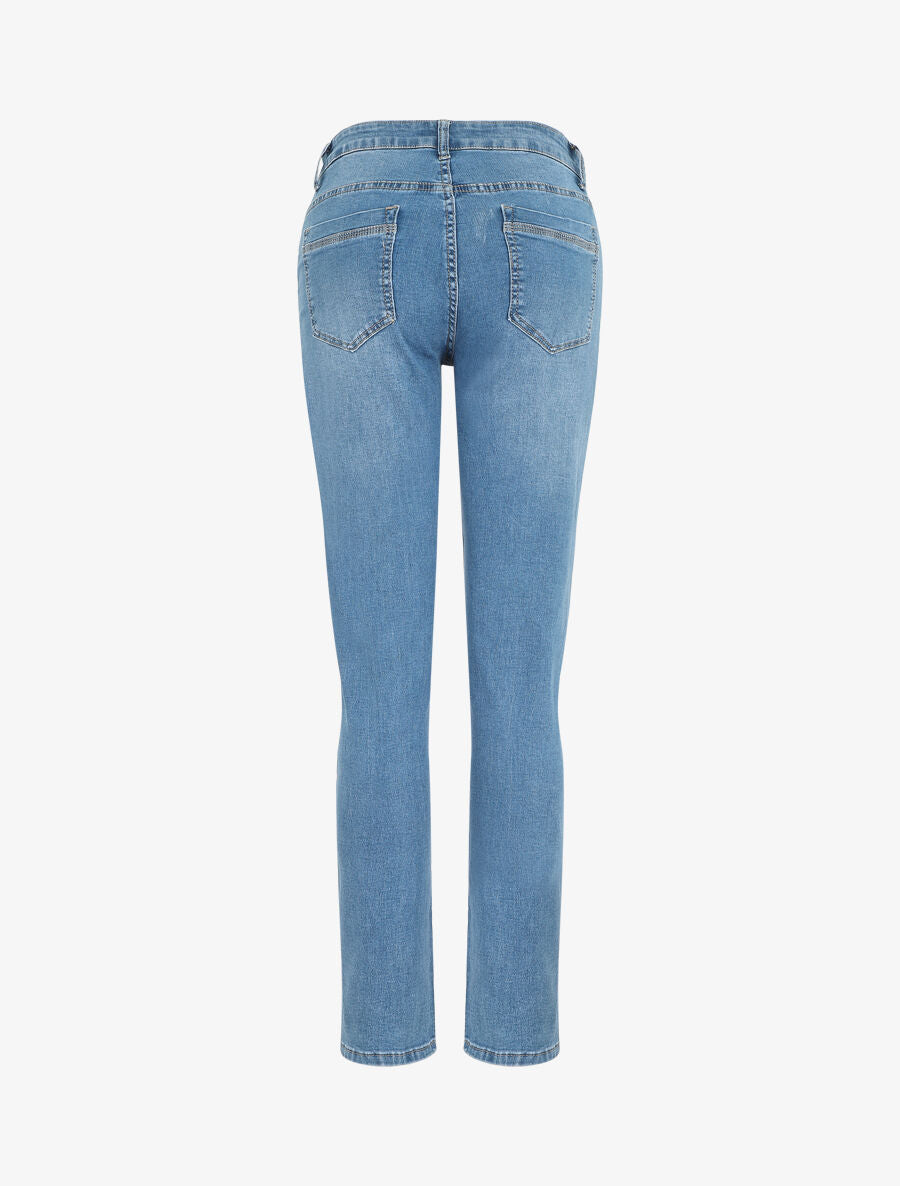 Jean grande taille slim - Bleu clair - 2