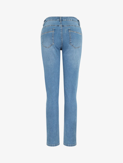 Jean grande taille slim - Bleu clair - 2