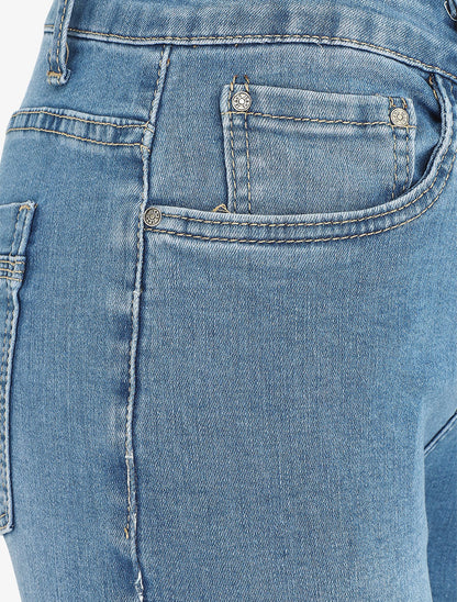 Jean grande taille slim - Bleu clair - 3