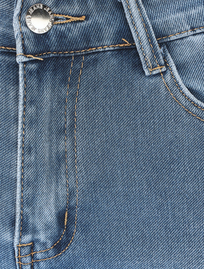 Jean skinny taille standard - Bleu - 3