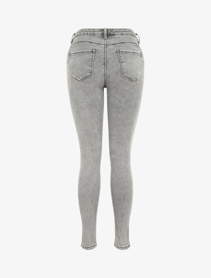 Jean push up coupe slim - Gris - 2