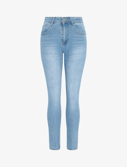 Jean classique coupe skinny - Bleu - 1