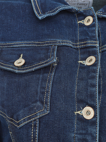 Veste en jean basique - Bleu brut - 3