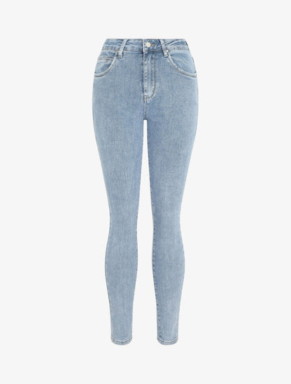 Jean push up taille standard coupe skinny - Bleu clair - 1