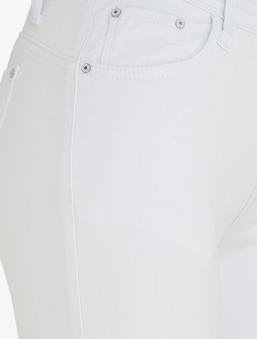 Jean skinny uni push up taille standard - Blanc - 3