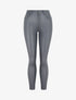 Pantalon en simili coupe skinny - Gris foncé - 4