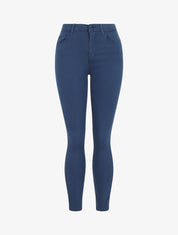 Jean uni coupe skinny - Marine - 1