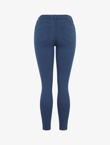 Jean uni coupe skinny - Marine - 2