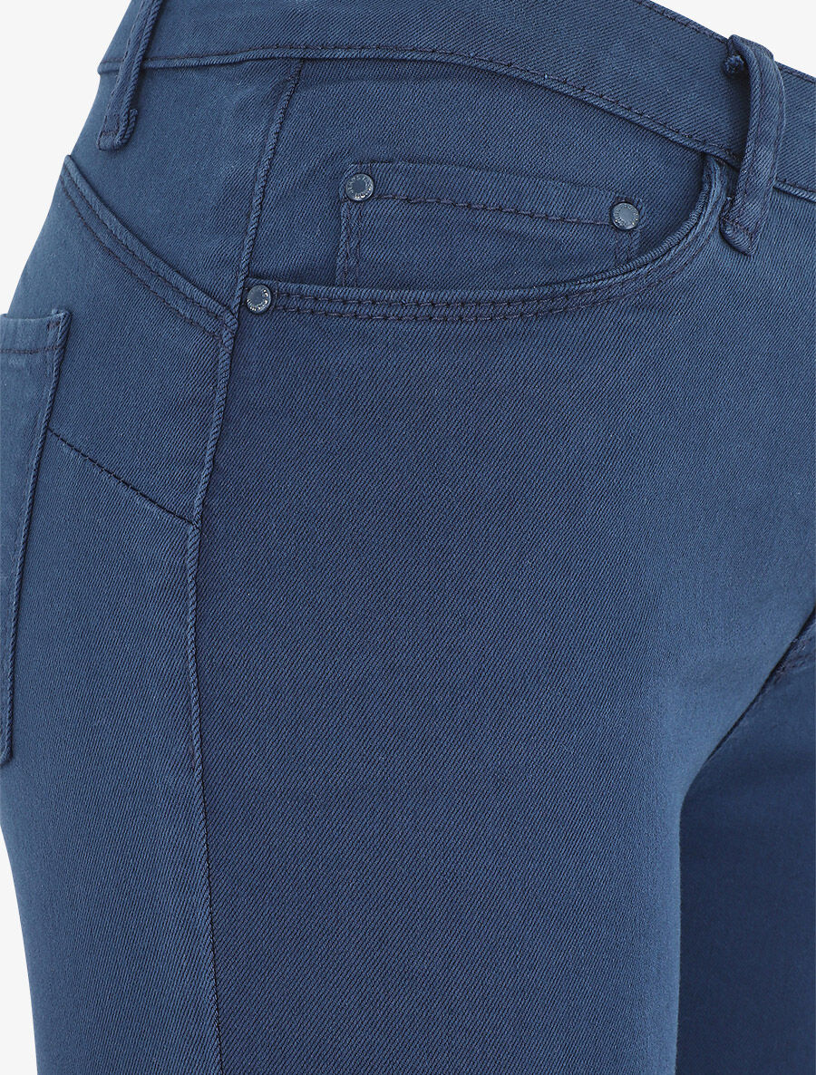 Jean uni coupe skinny - Marine - 3