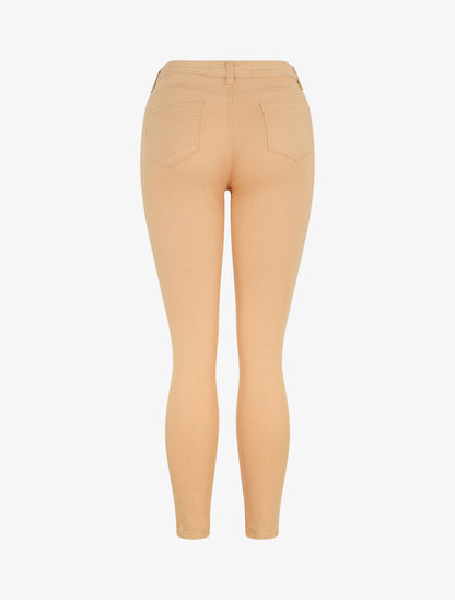 Jean uni coupe skinny - Orange - 2