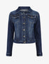 Veste en jean droite - Bleu denim - 1