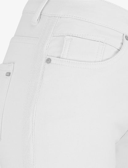 Jean uni coupe slim - Blanc - 3