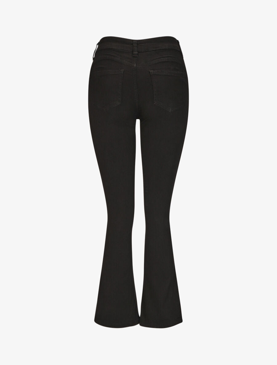 Jean push up coupe flare - Noir - 2