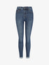 Jean skinny à taille haute - Bleu - 1