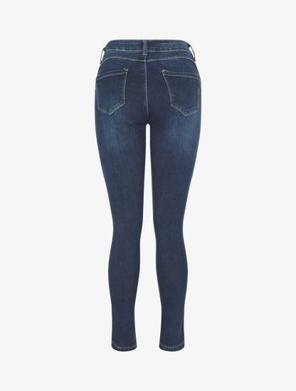 Jean standard effet push up coupe slim - Bleu - 2