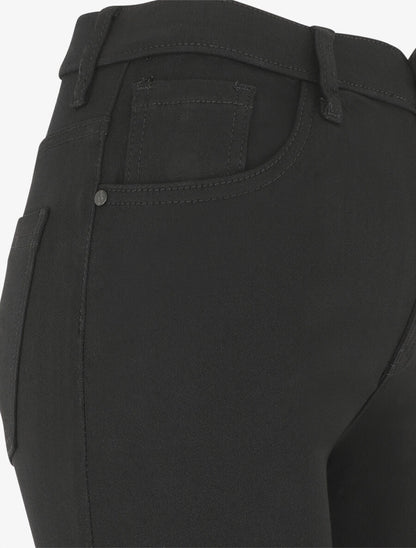 Jean uni coupe slim - Noir - 3