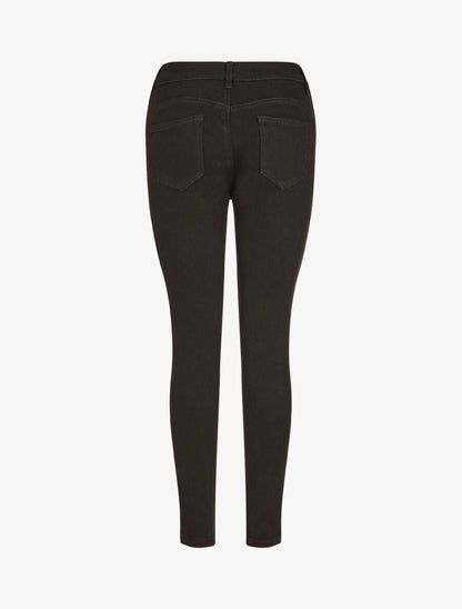 Jean slim push up grande taille poches boutonnées - Noir - 2