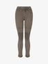 Jean taille haute coupe slim - Taupe - 4
