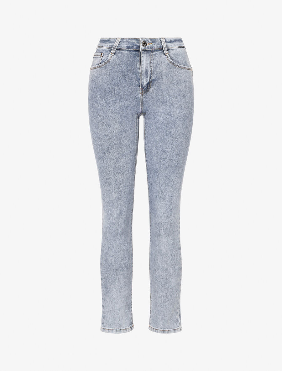 Jean push up coupe slim - Bleu - 1