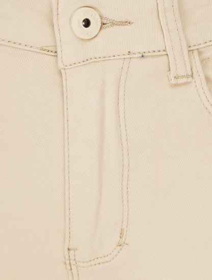 Jean uni push up coupe skinny - Beige - 3