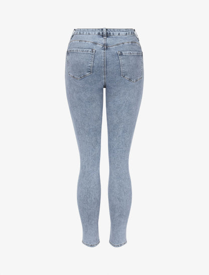 Jean push up coupe skinny - Bleu - 2