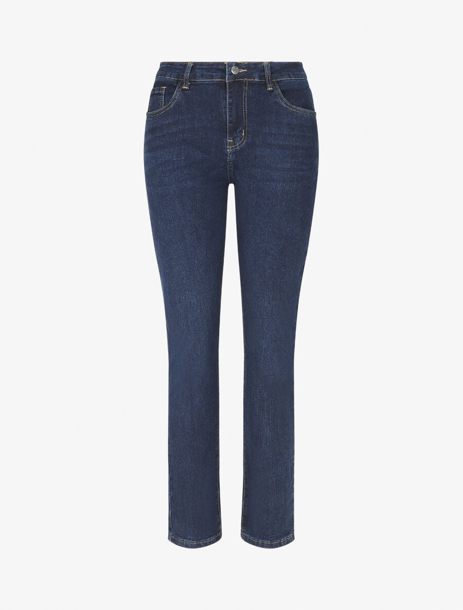 Jean classique coupe droite - Bleu - 4