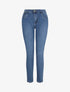 Jean grande taille coupe slim - Bleu - 1