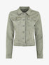 Veste en jean droite - Kaki - 1