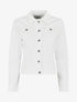 Veste en jean droite - Blanc - 4