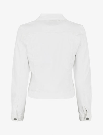 Veste en jean droite - Blanc - 2